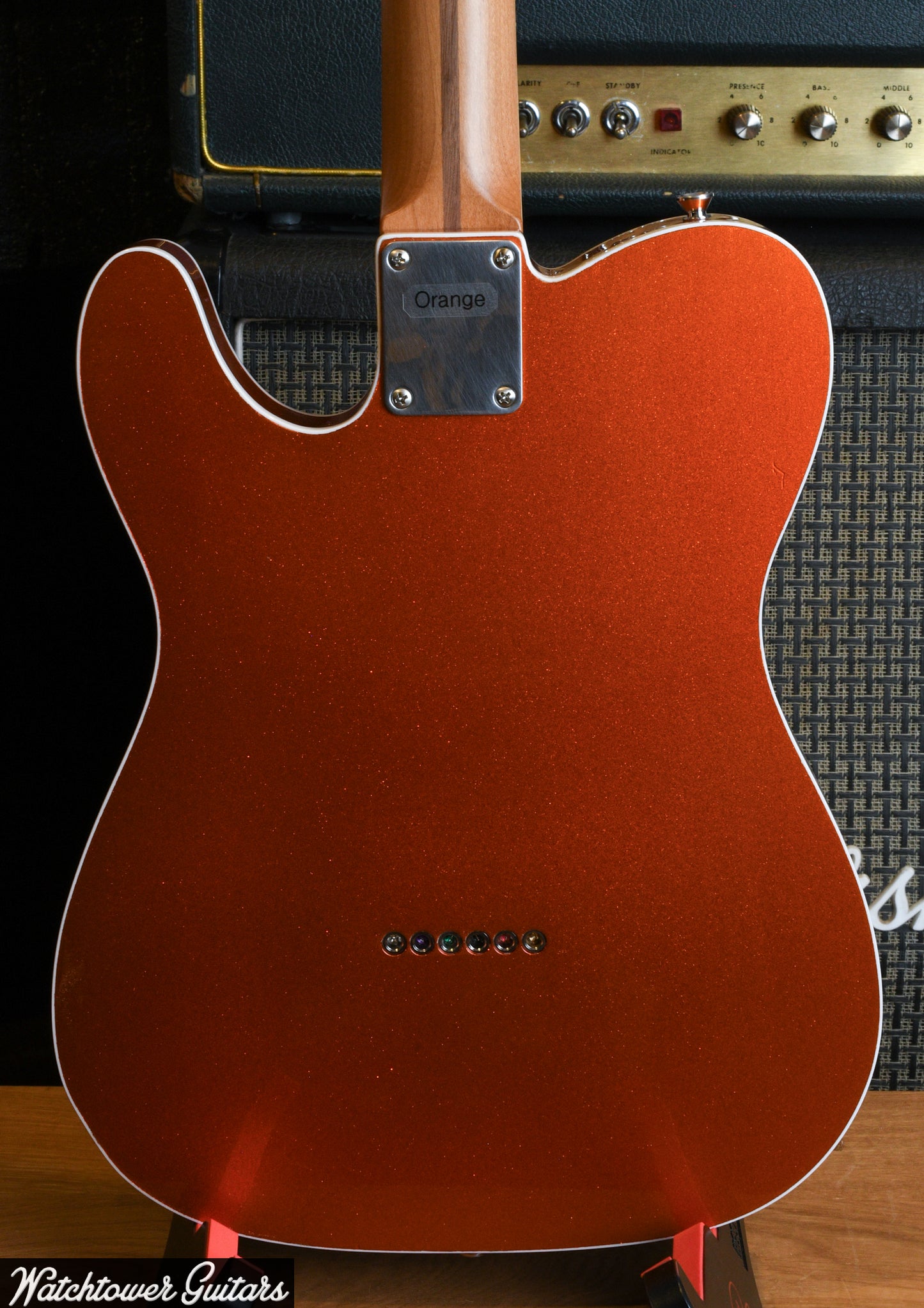 LSL Instruments Thin Bone HH Candy Tangerine Sparkle "Orange"