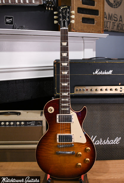 2019 Gibson 60th Anniversary Les Paul 1959 R9 Reissue Lightly Aged Factory Burst