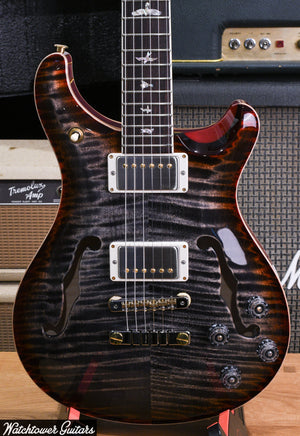 Paul Reed Smith PRS McCarty 594 Hollowbody II 10 Top Charcoal Cherry Burst