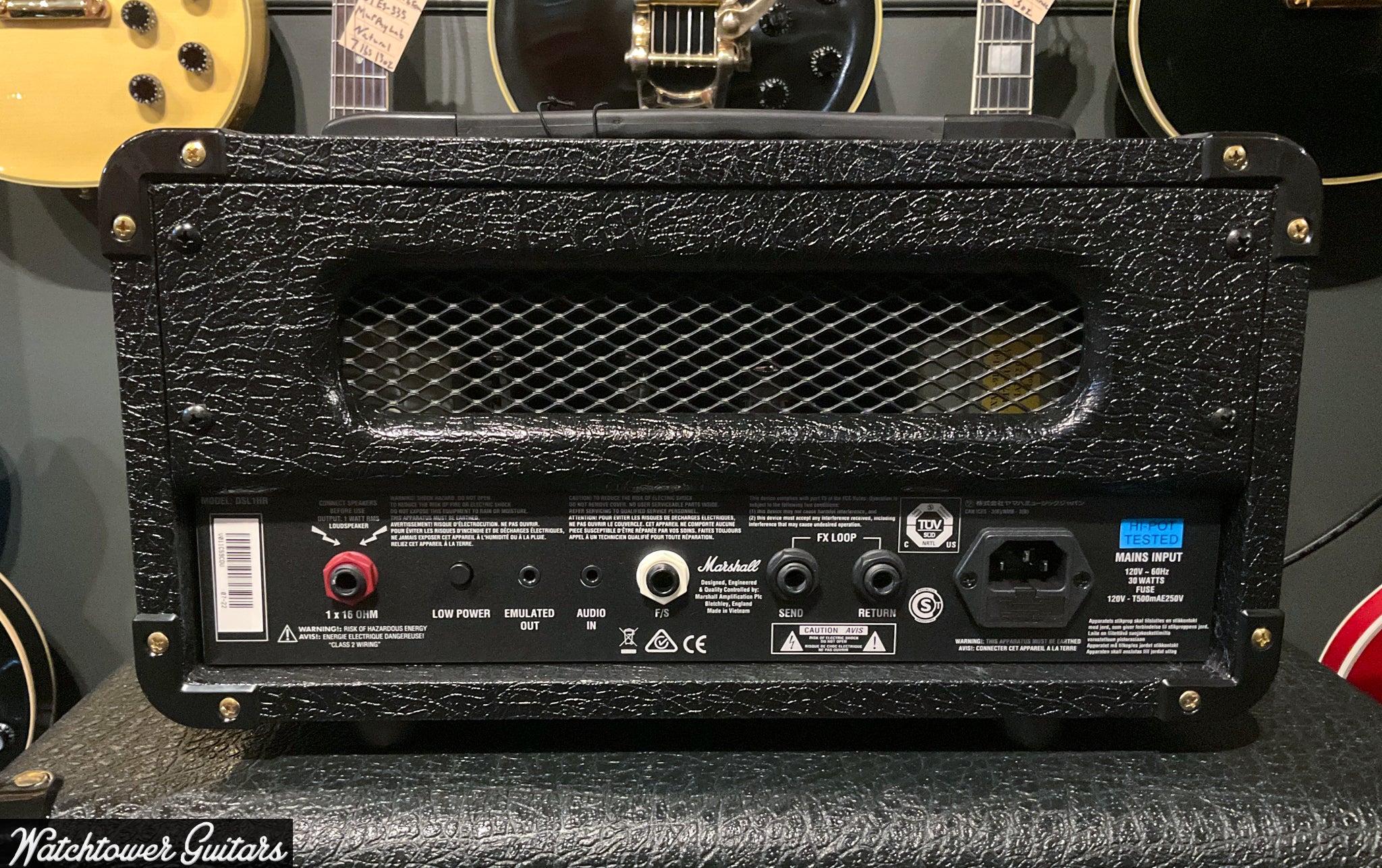 Marshall DSL-1 Head Black Tolex – Watchtower Guitars