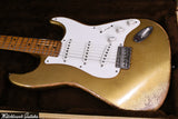 2020 Nacho Stratocaster Hardtail Aged Gold #4923