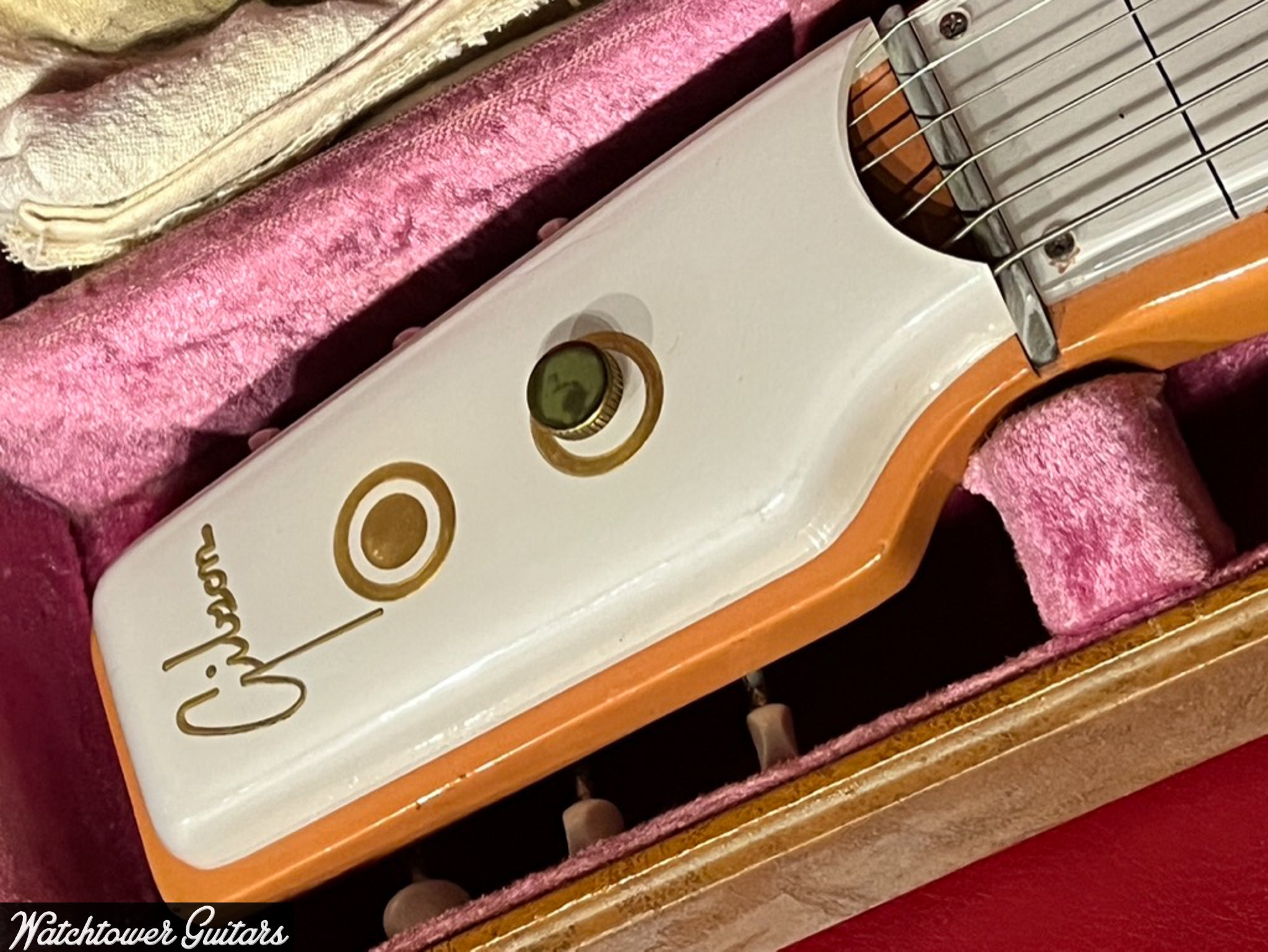 1956 Gibson Century 6 Lap Steel Salmon Pink – Watchtower Guitars