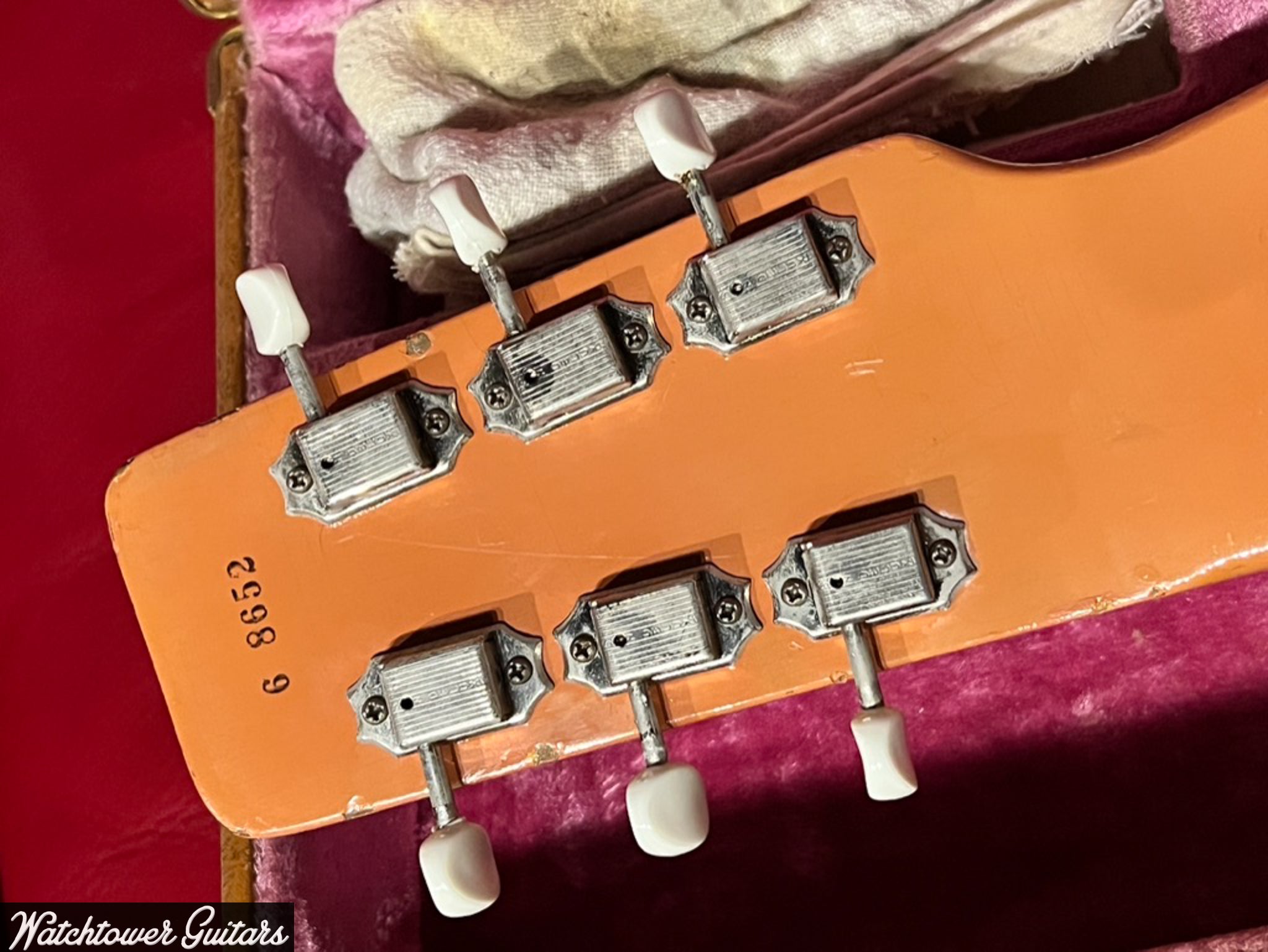 1956 Gibson Century 6 Lap Steel Salmon Pink – Watchtower Guitars