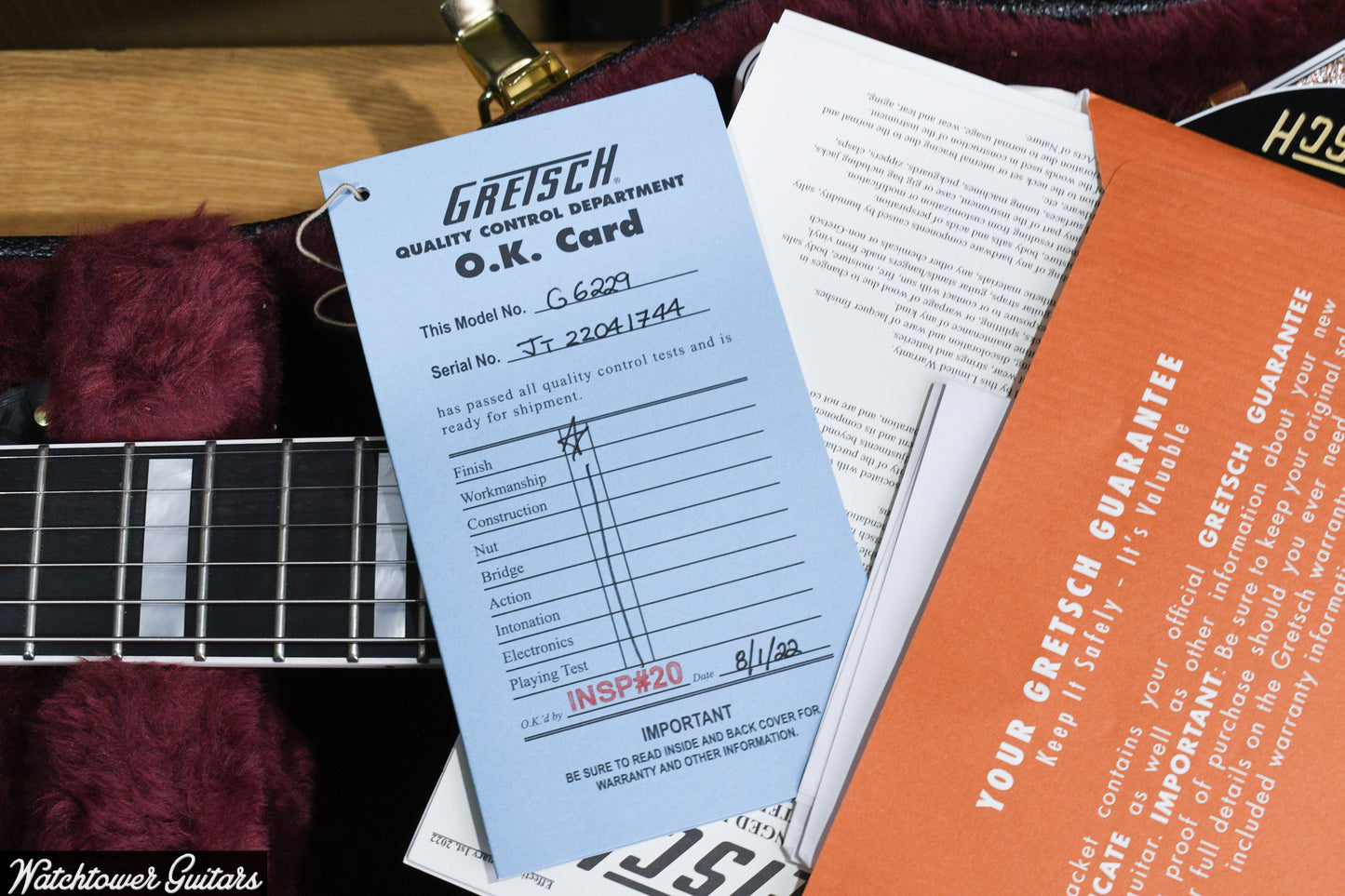 2022 Gretsch G6229TG LTD Player's Edition Sparkle Jet Champagne