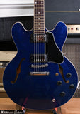 2005 Gibson ES-335 Flame Memphis Beale Street Blue