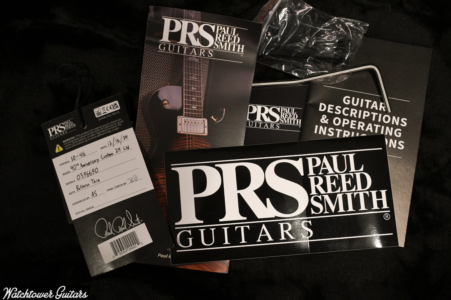 Paul Reed Smith PRS 40TH Anniversary Custom 24 Limited Edition Sub Zero Smokeburst