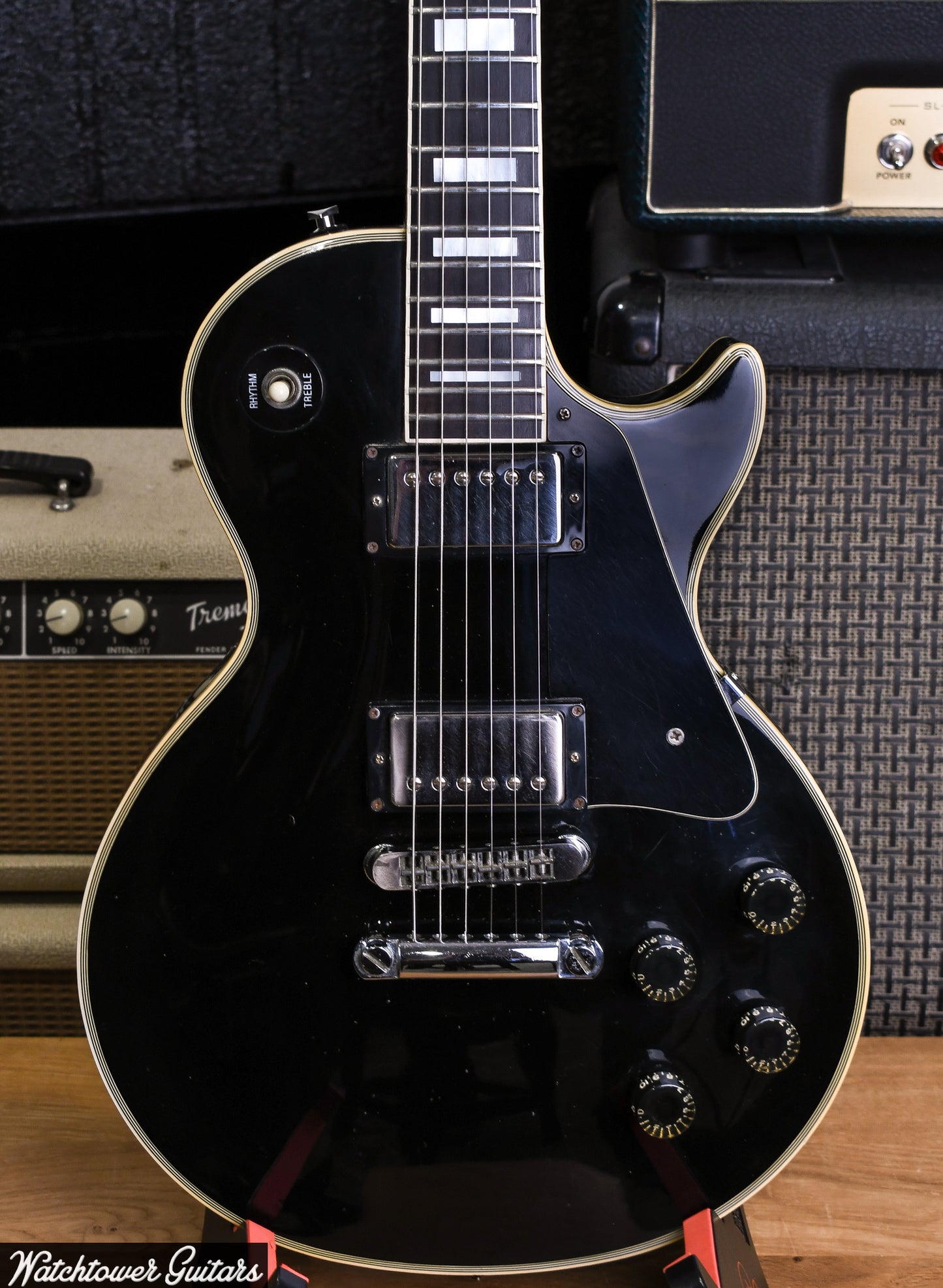 1982 Gibson Les Paul Custom Black *Special Order Chrome Hardware*