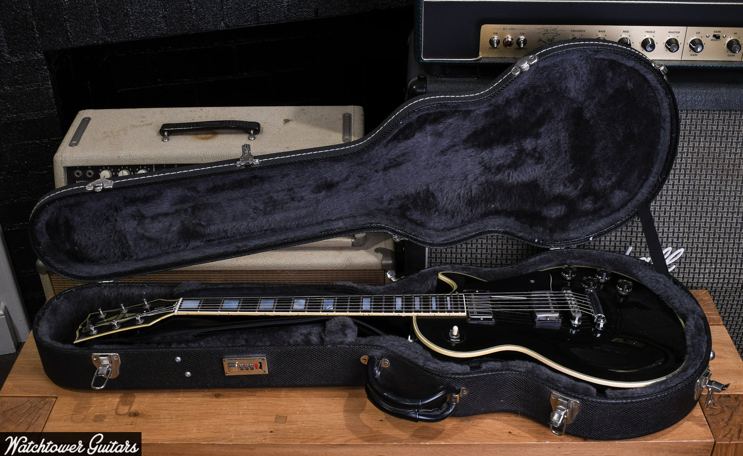 1982 Gibson Les Paul Custom Black *Special Order Chrome Hardware*