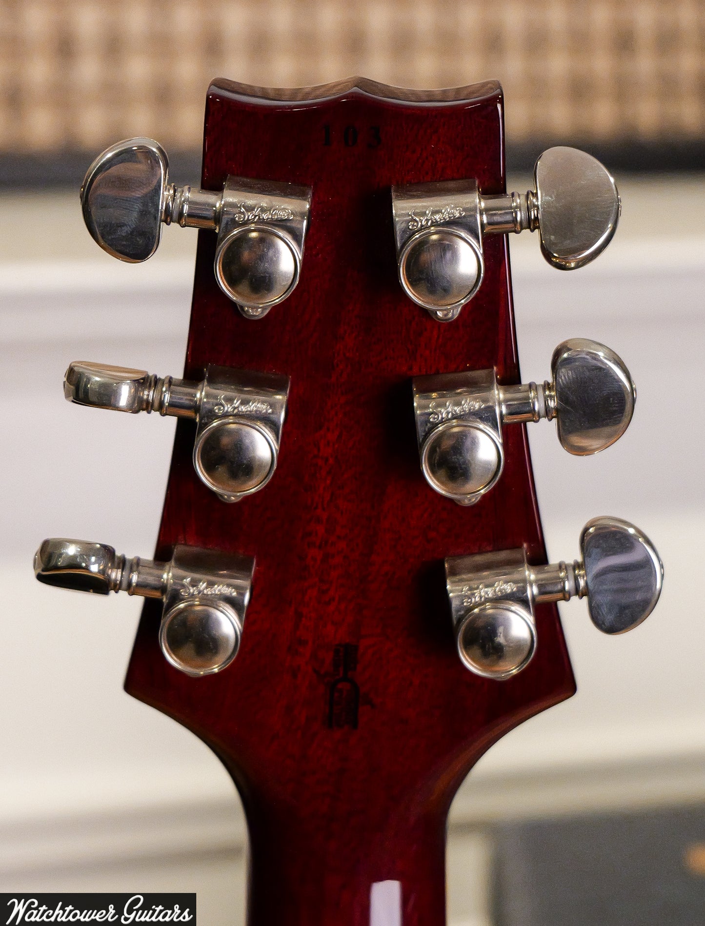 2000 Baker BJ Hollow Korina Dark Cherry Burst Quilt