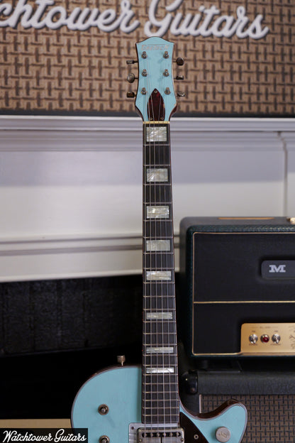 2022 Gretsch Masterbuilt Steven Stern G6128-CS ’59 Duo Jet Heavy Relic Motor City Blue