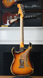 2021 Fender Custom Shop Limited Dual Mag II '60 Stratocaster Super Faded Aged 3 Tone Sunburst Super Heavy Relic