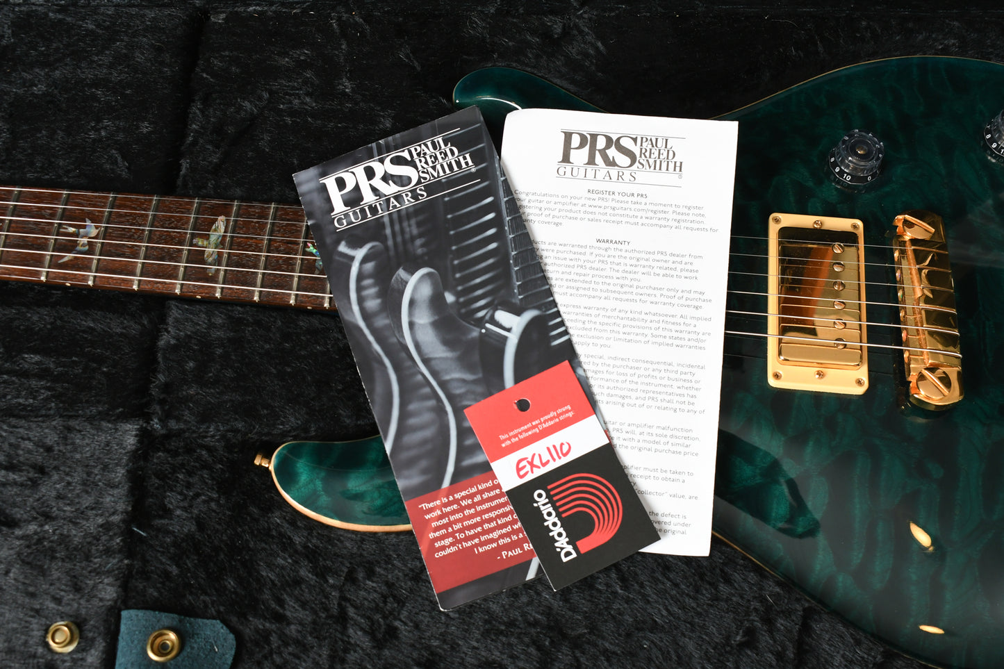 2003 PRS Paul Reed Smith Custom 22 Artist Quilt Teal