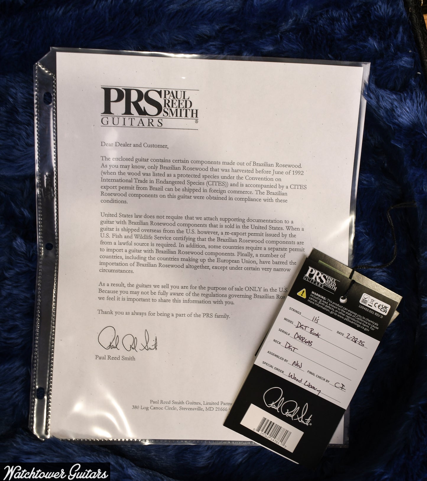 2025 Paul Reed Smith PRS DGT Signature 10 Top Quilt Brazilian Board/Maple Neck Wood Library Purple Mist