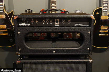 Two Rock Classic Reverb Signature 100/50 Watt Head Black Bronco/Modern Silver Grill (SN 1330 or 1331)