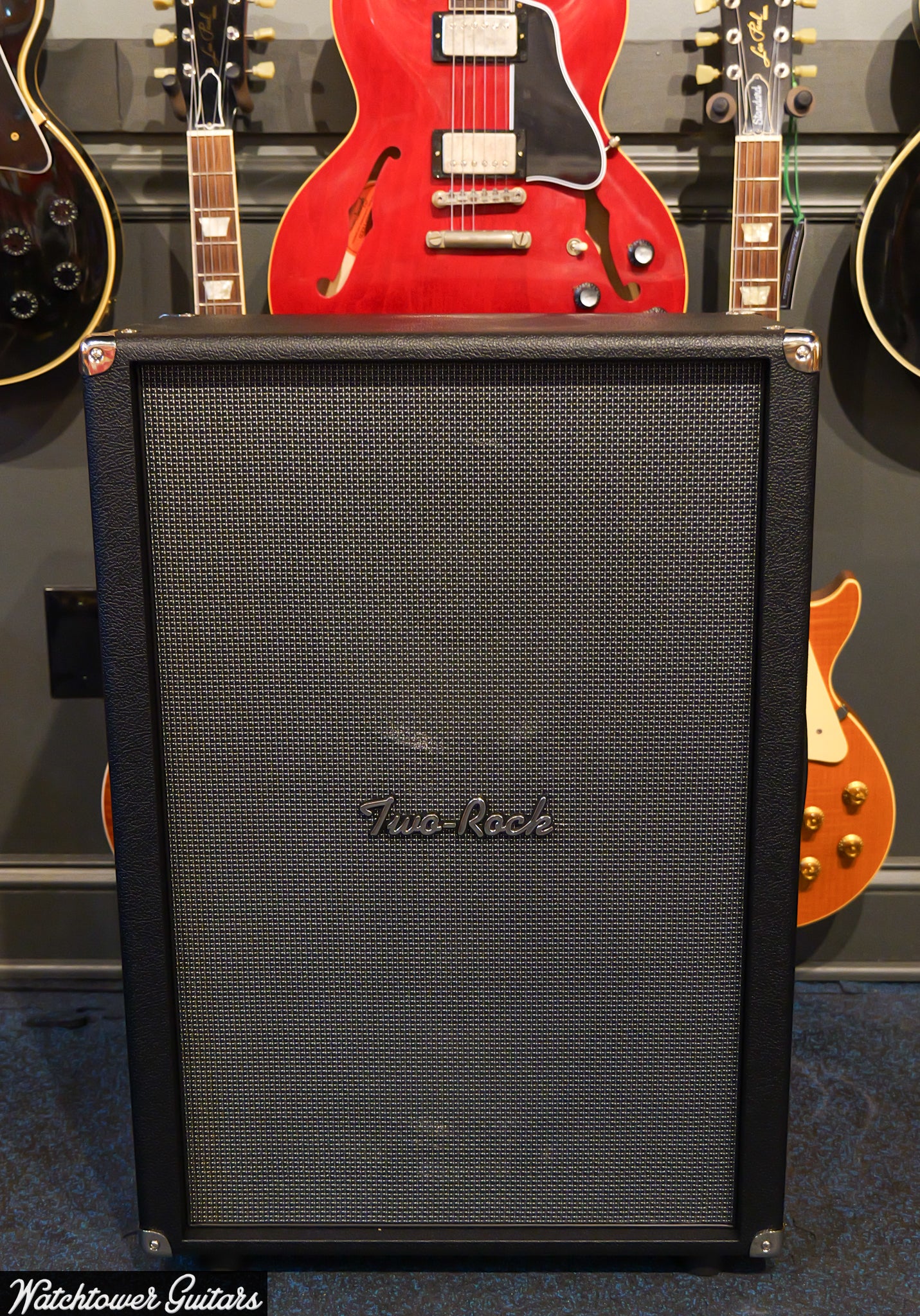 Two Rock 2x12 Cabinet in Black Bronco/Modern Silver Grill (SN21718)
