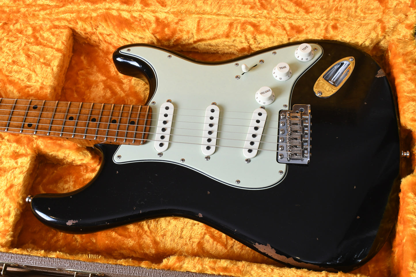 2020 Fender Custom Shop '60 Stratocaster GT11 Relic Black Roasted Maple Neck