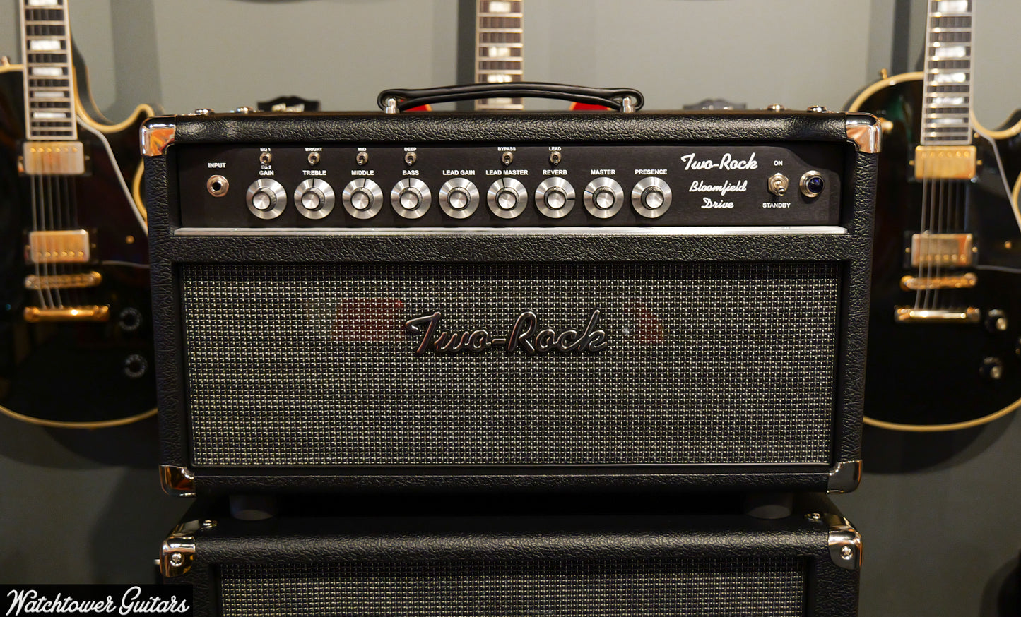 Two Rock Bloomfield Drive 100 Watt Head Black Bronco/Modern Silver Grill (SN 790)