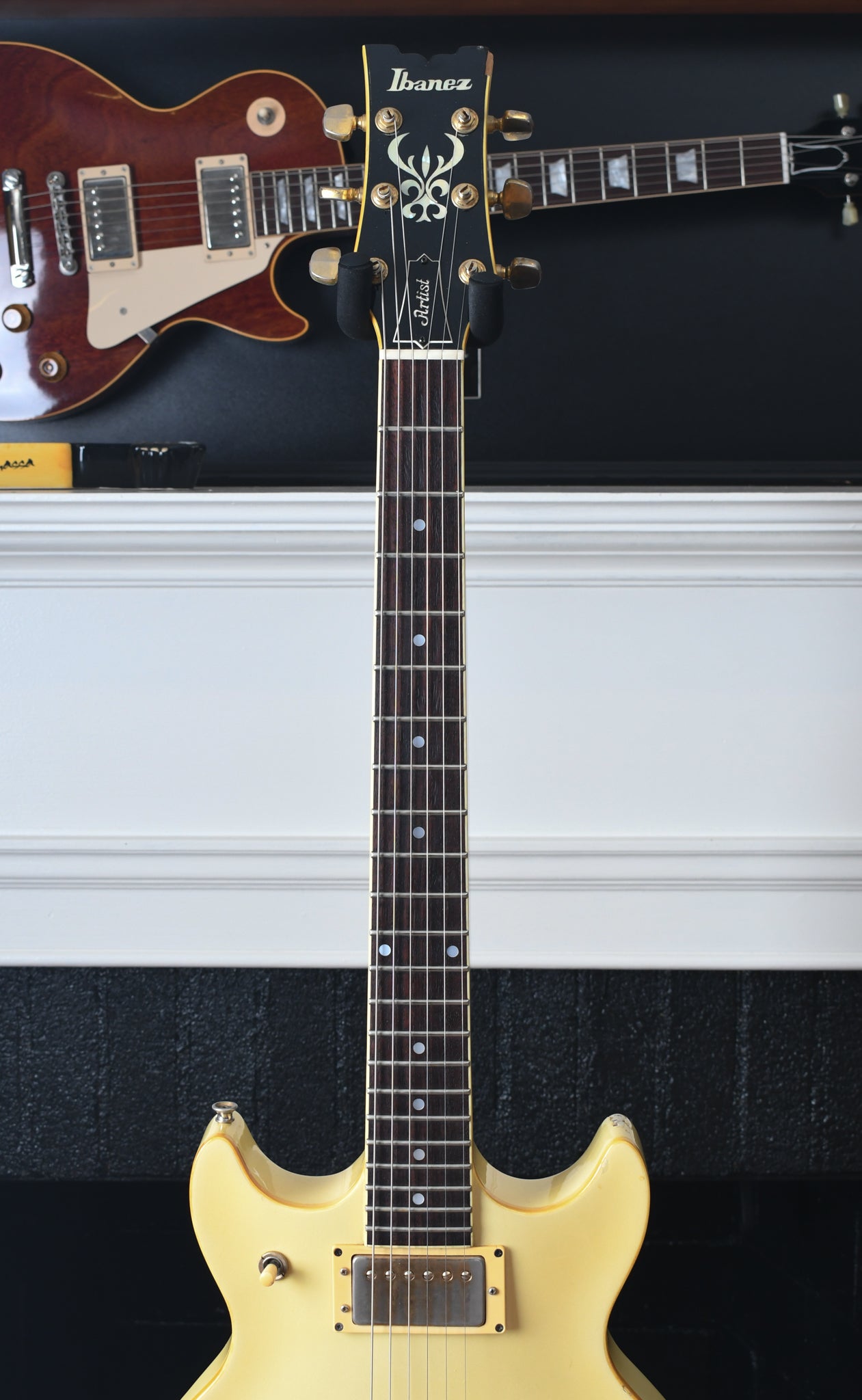 1982 Ibanez Artist AR 100 Polar White MIJ