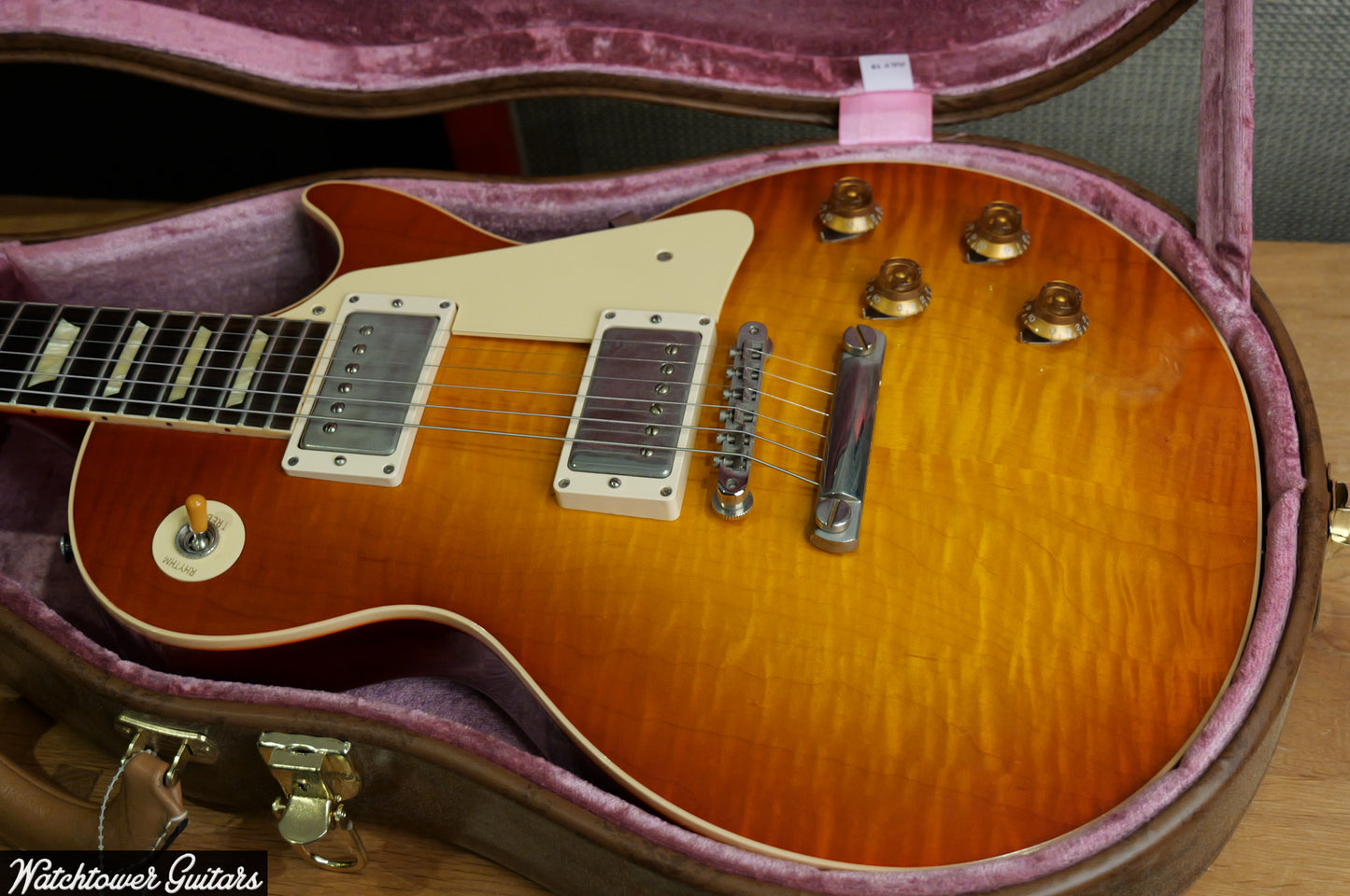 2019 Gibson 60th Anniversary Les Paul 1959 R9 Reissue Sunrise Teaburst