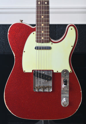 2015 Fender '62 Telecaster Custom NAMM Relic Red Sparkle