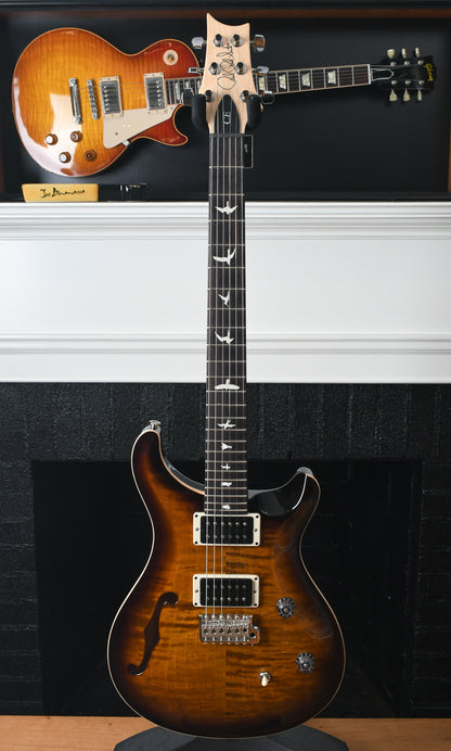 2022 Paul Reed Smith PRS CE 24 Semi Hollow Black Amber
