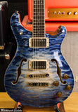 Paul Reed Smith PRS Private Stock Watchtower Run 594 Hollowbody II Quilt Indigo Glow