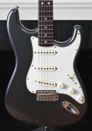 2022 Fender Custom Shop '65 Stratocaster Journeyman Relic Charcoal Frost Metallic