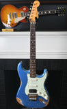 2020 Fender Custom Shop Heavy Relic 1960 Stratocaster HSS Floyd Rose Lake Placid Blue