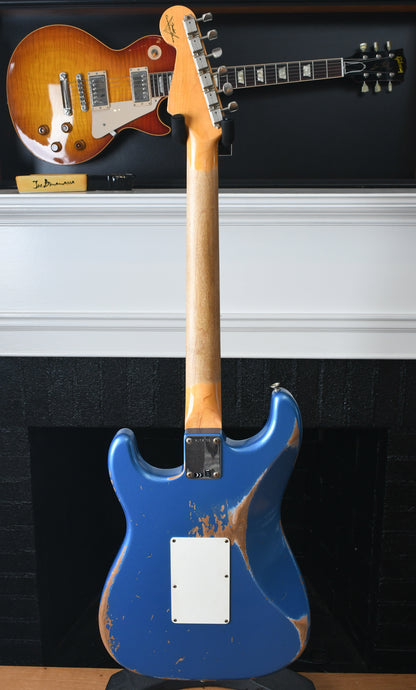 2020 Fender Custom Shop Heavy Relic 1960 Stratocaster HSS Floyd Rose Lake Placid Blue