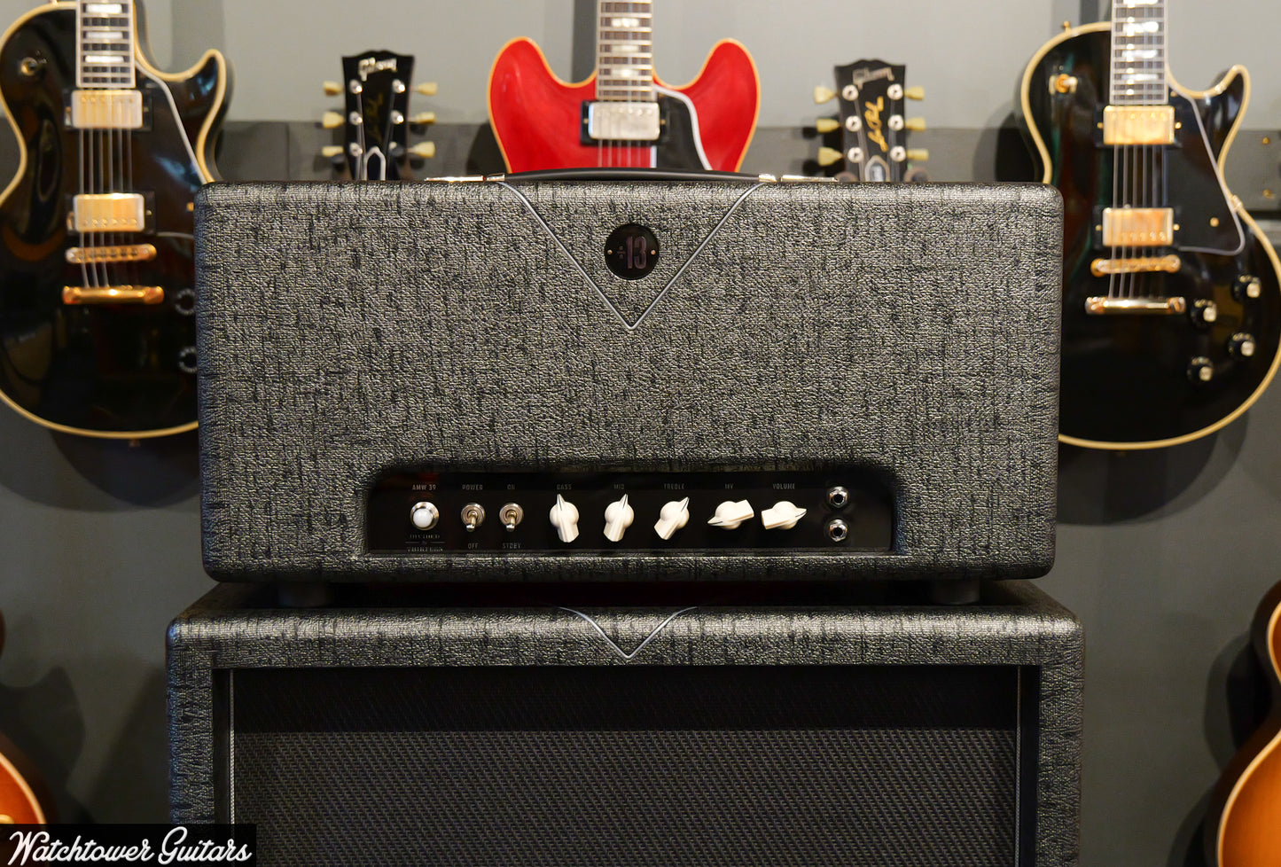 Divided by 13 AMW 39 Pewter Trout & 2x12D Diagonal Speaker Cabinet