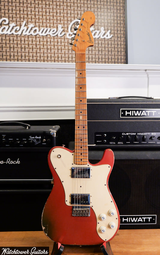 2015 Danocaster Single Cut Deluxe Candy Tangerine