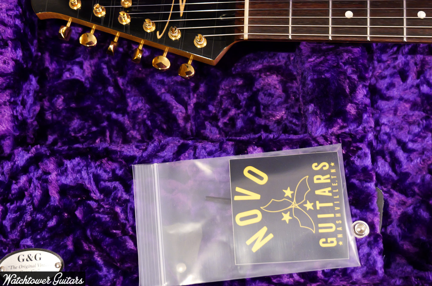 2024 Novo Voltur V2 Gold Hardware w/ Fralin Firebird & HB Olympic White