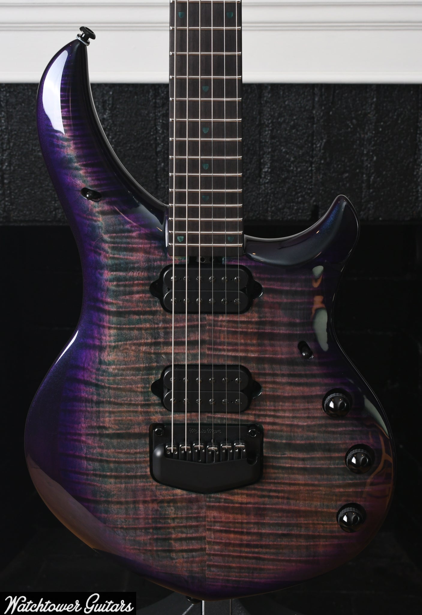 Ernie Ball Music Man Limited Edition John Petrucci Majesty Maple Top Crystal Amethyst