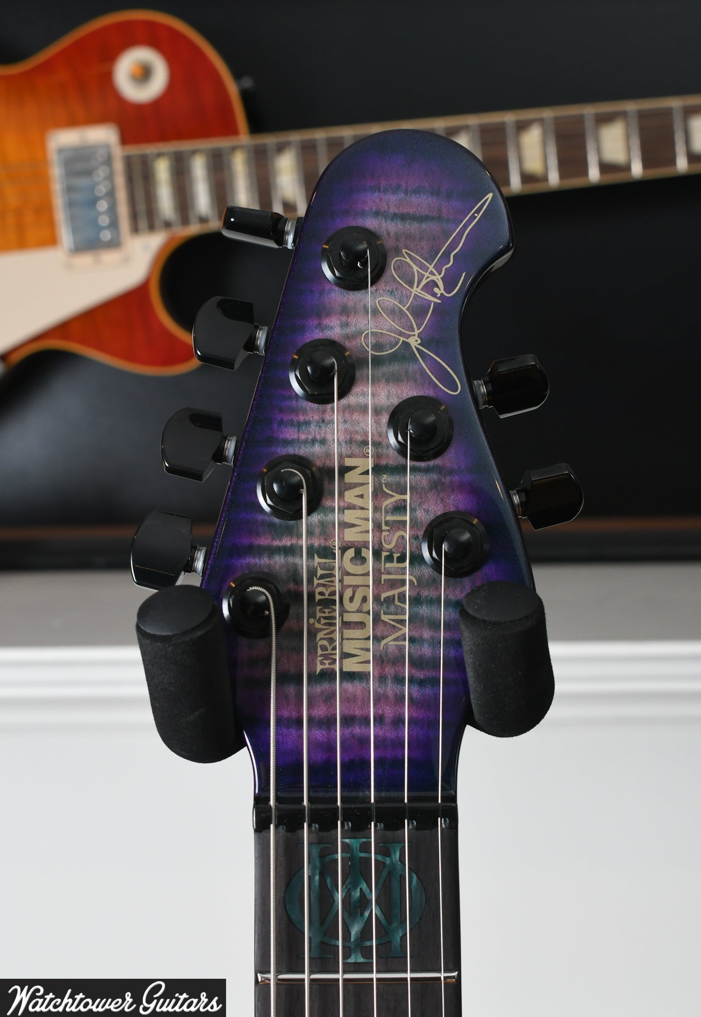 Ernie Ball Music Man Limited Edition John Petrucci Majesty Maple Top Crystal Amethyst