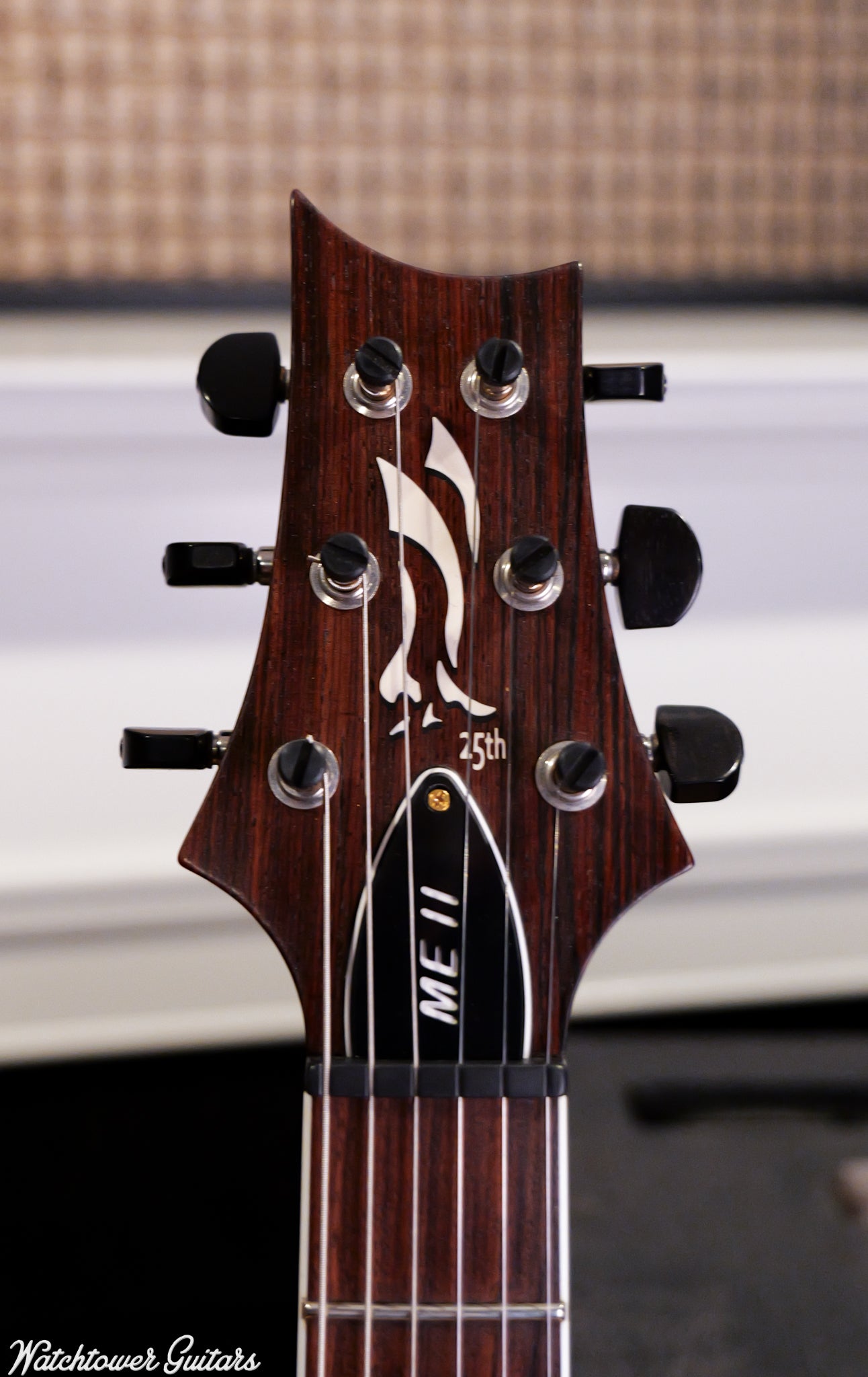 2010 PRS Modern Eagle II 25th Anniversary Yellow Tiger Rosewood Neck