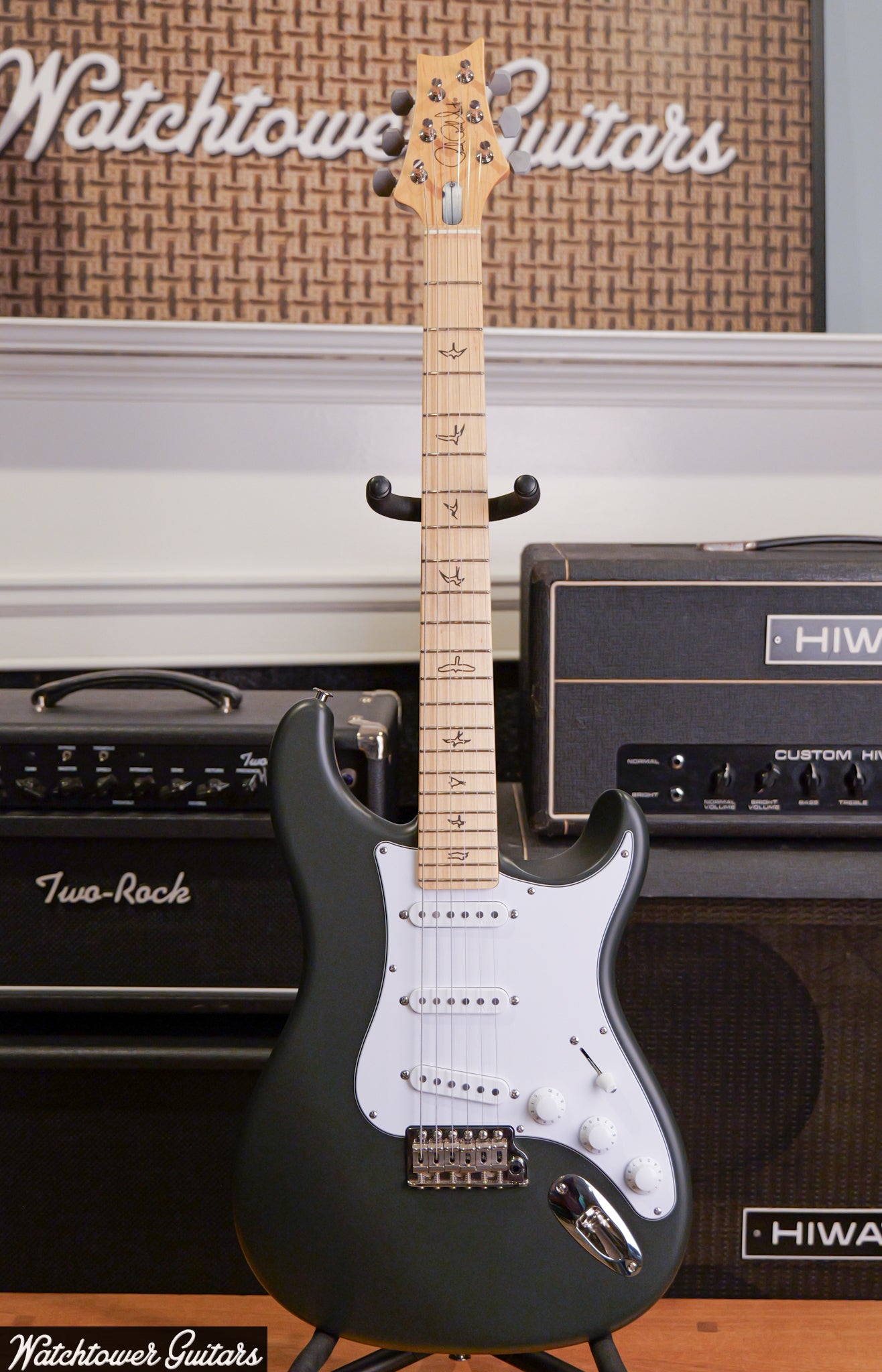 2024 Paul Reed Smith PRS Silver Sky Faded Black Tee Satin