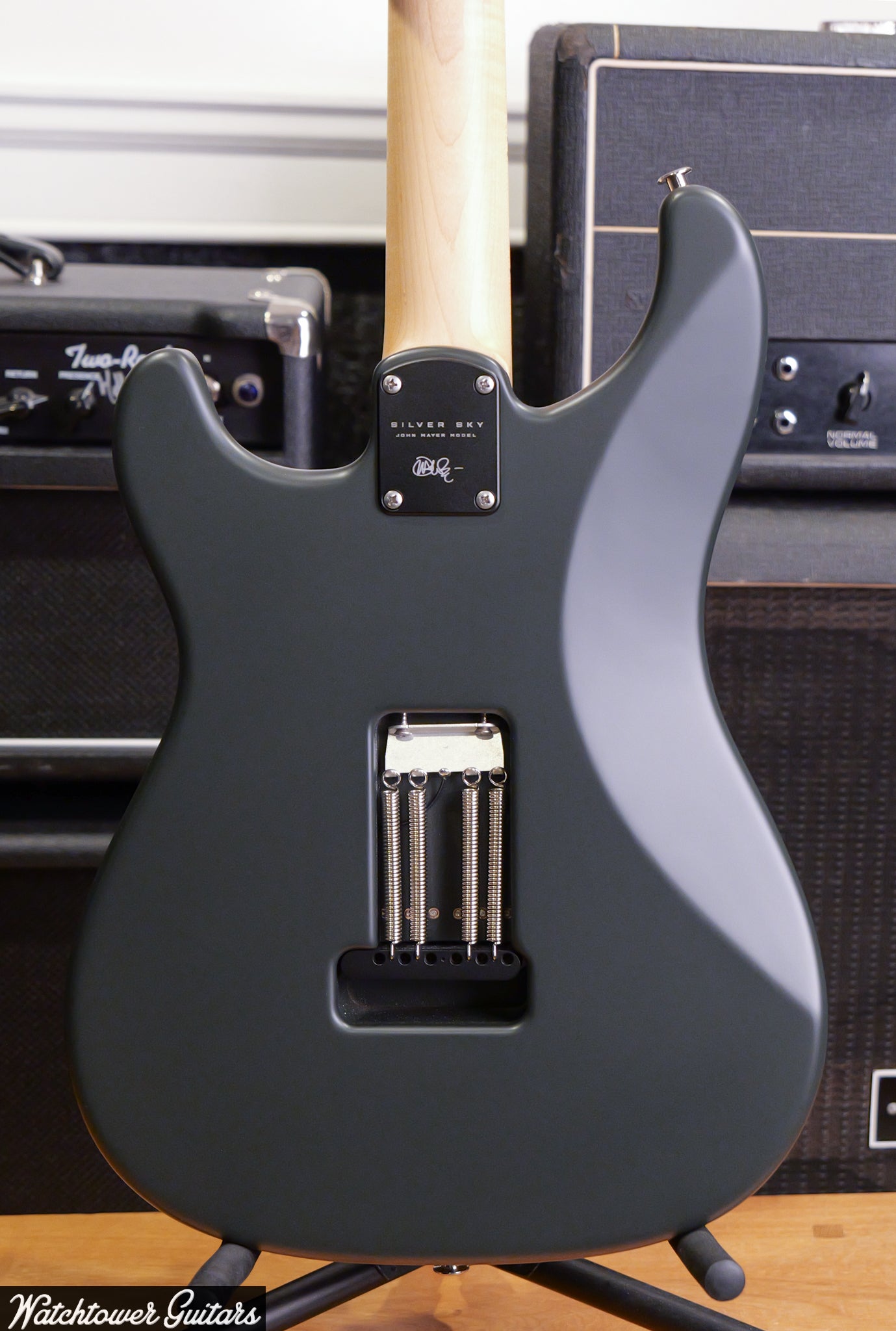 2024 Paul Reed Smith PRS Silver Sky Faded Black Tee Satin