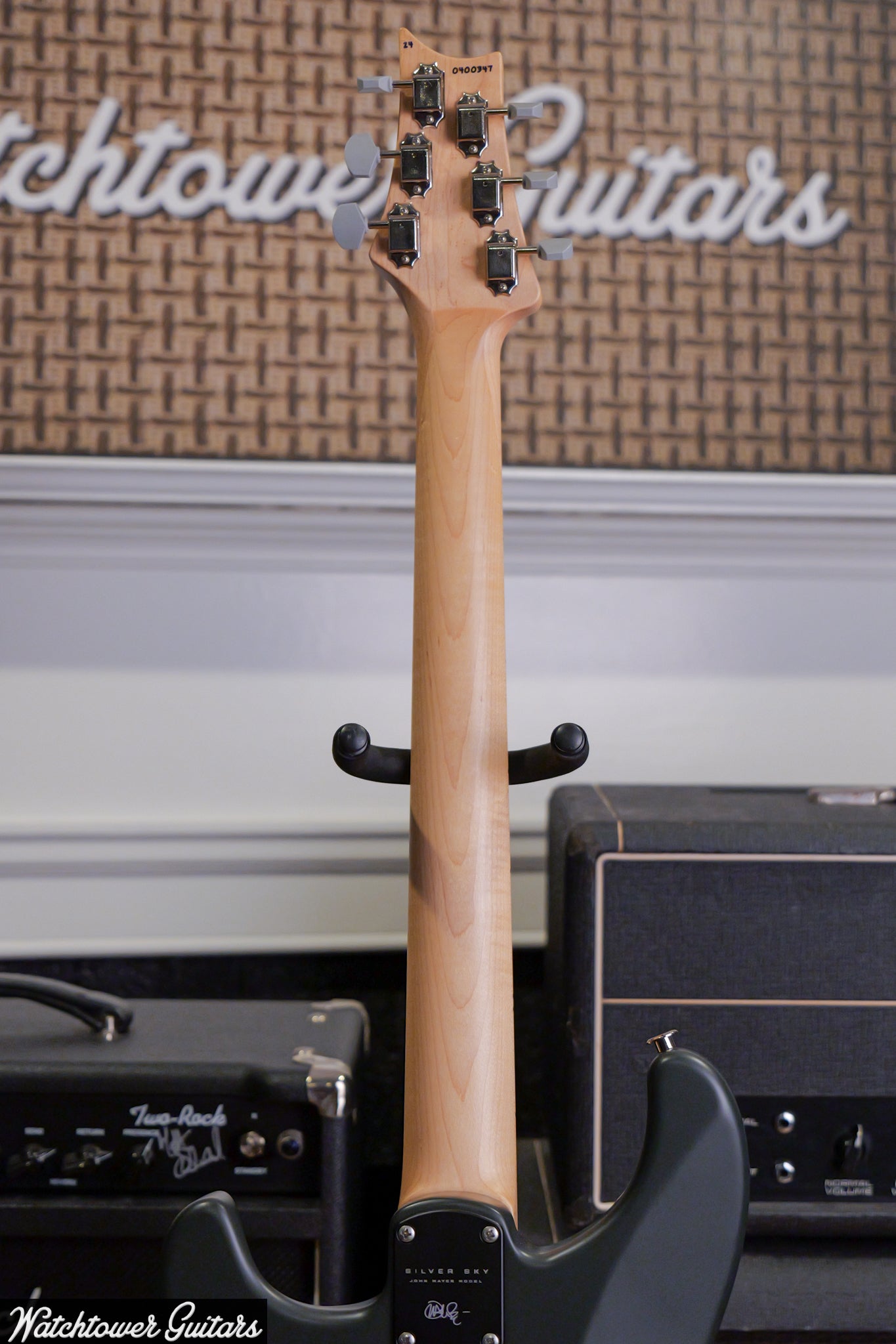 2024 Paul Reed Smith PRS Silver Sky Faded Black Tee Satin