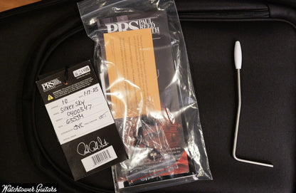 2024 Paul Reed Smith PRS Silver Sky Faded Black Tee Satin