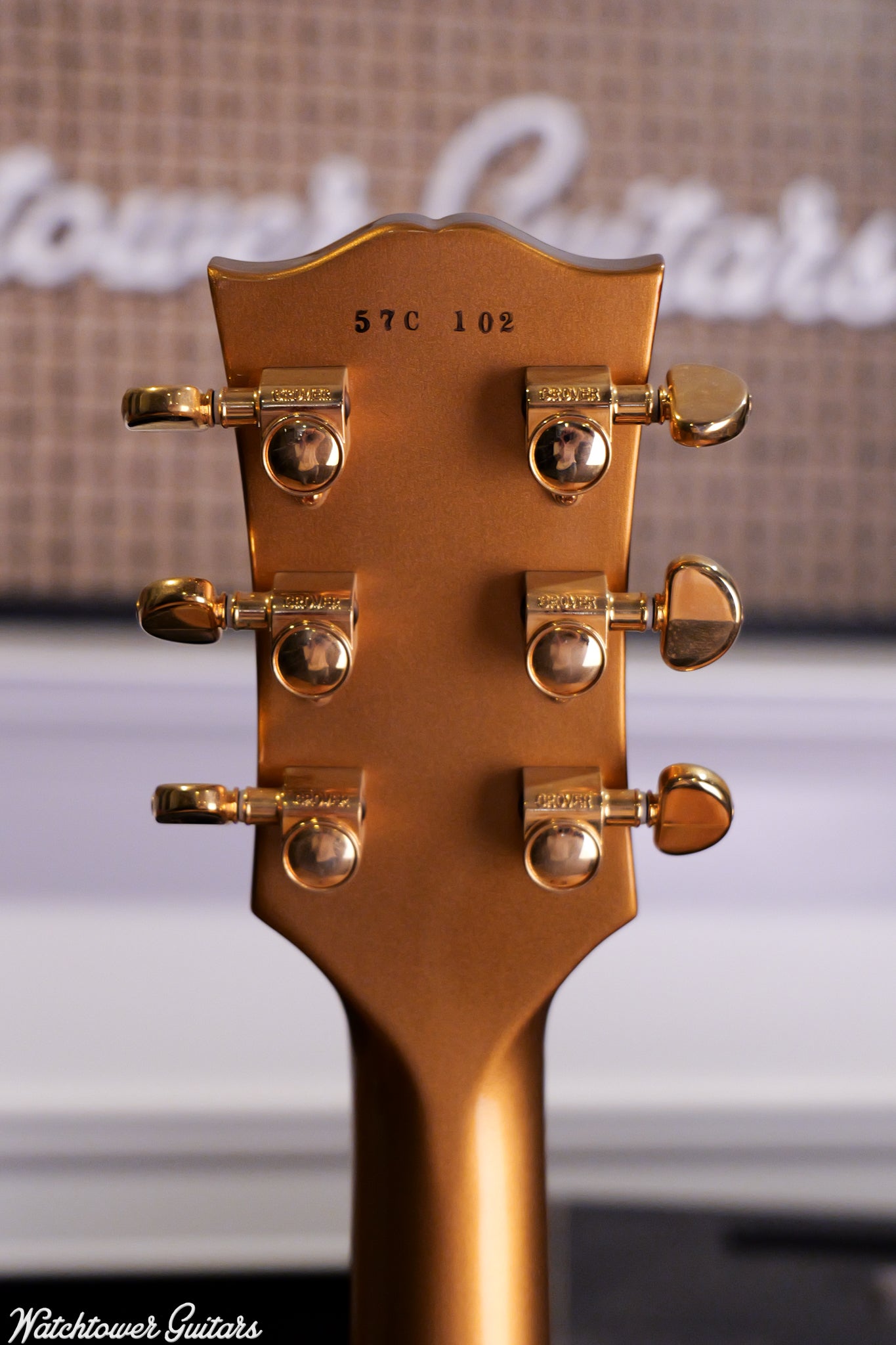 2007 Gibson Les Paul Custom 1957 50th Anniversary #102 Gold