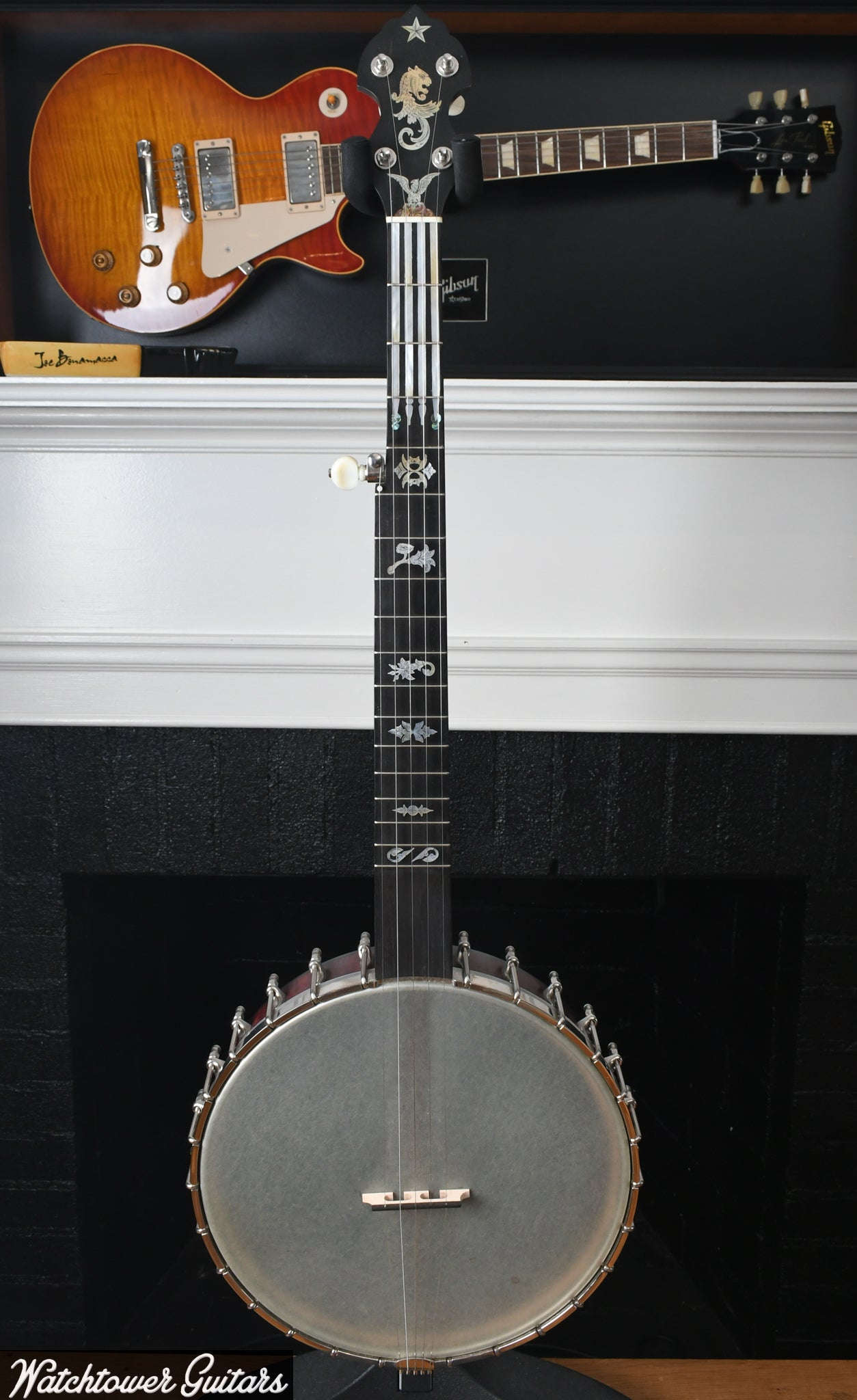 2008 Chanterelle Banjo Gryphon Inlay Mike Ramsey