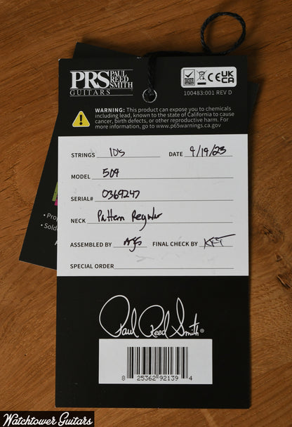 Paul Reed Smith PRS 509 Faded Whale Blue