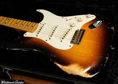 2014 Fender '57 Stratocaster WW10 Masterbuilt John Cruz Heavy Relic Sunburst