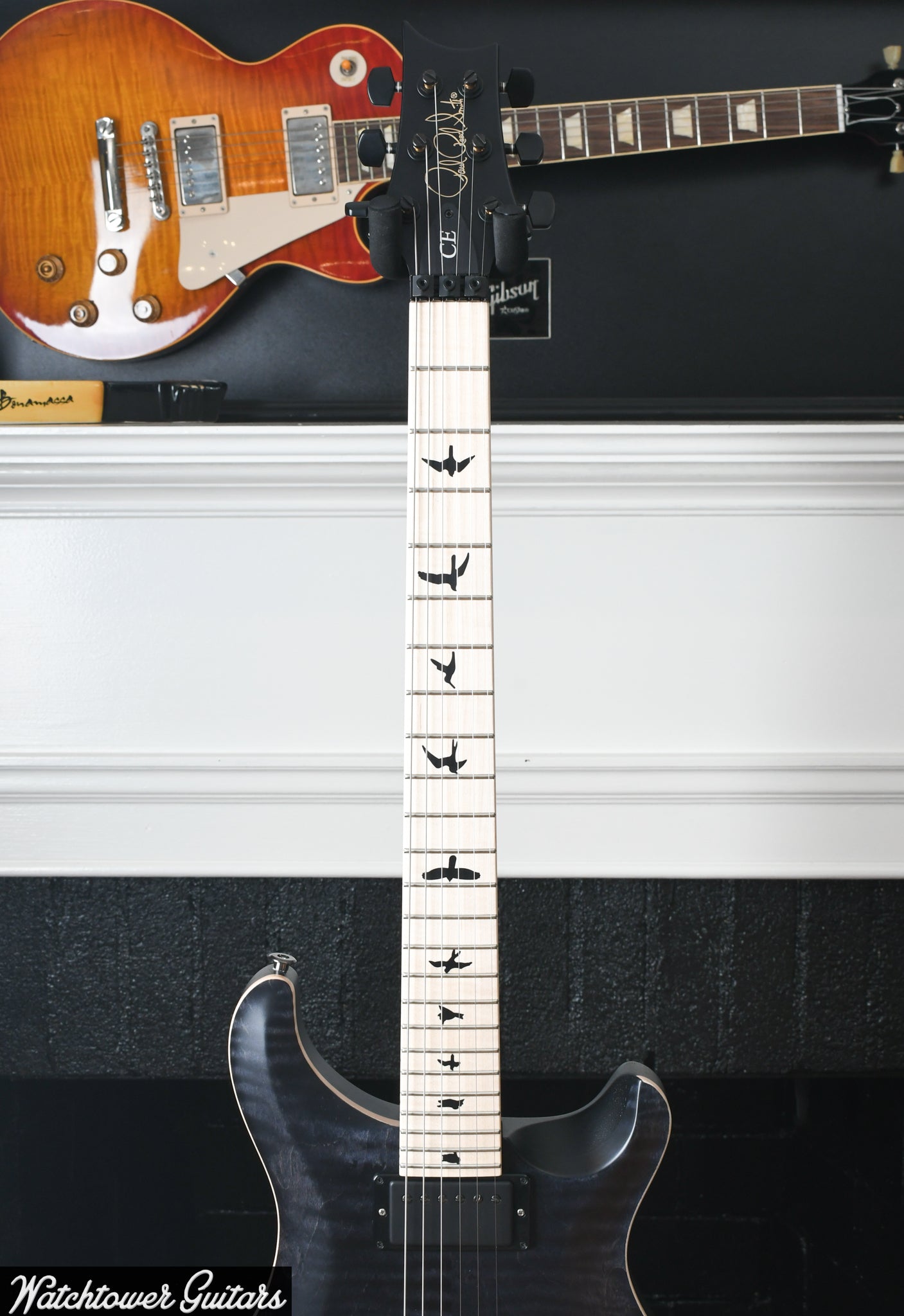 Paul Reed Smith PRS Dustie Waring CE 24 Floyd Satin Gray Black