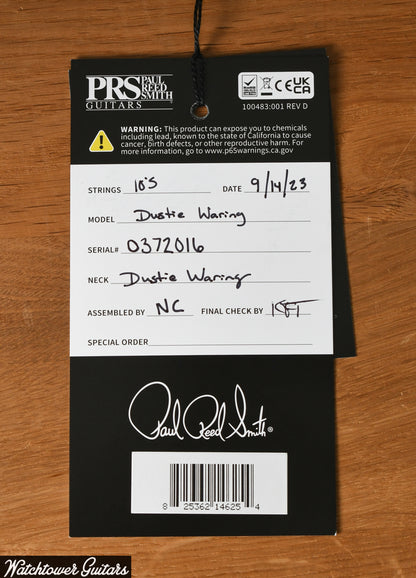 Paul Reed Smith PRS Dustie Waring CE 24 Hardtail Limited Jade Smokeburst