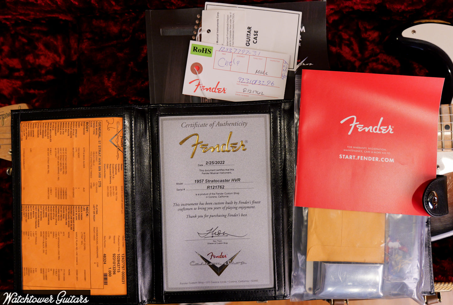 2022 Fender Custom Shop '57 Stratocaster Heavy Relic Sunburst