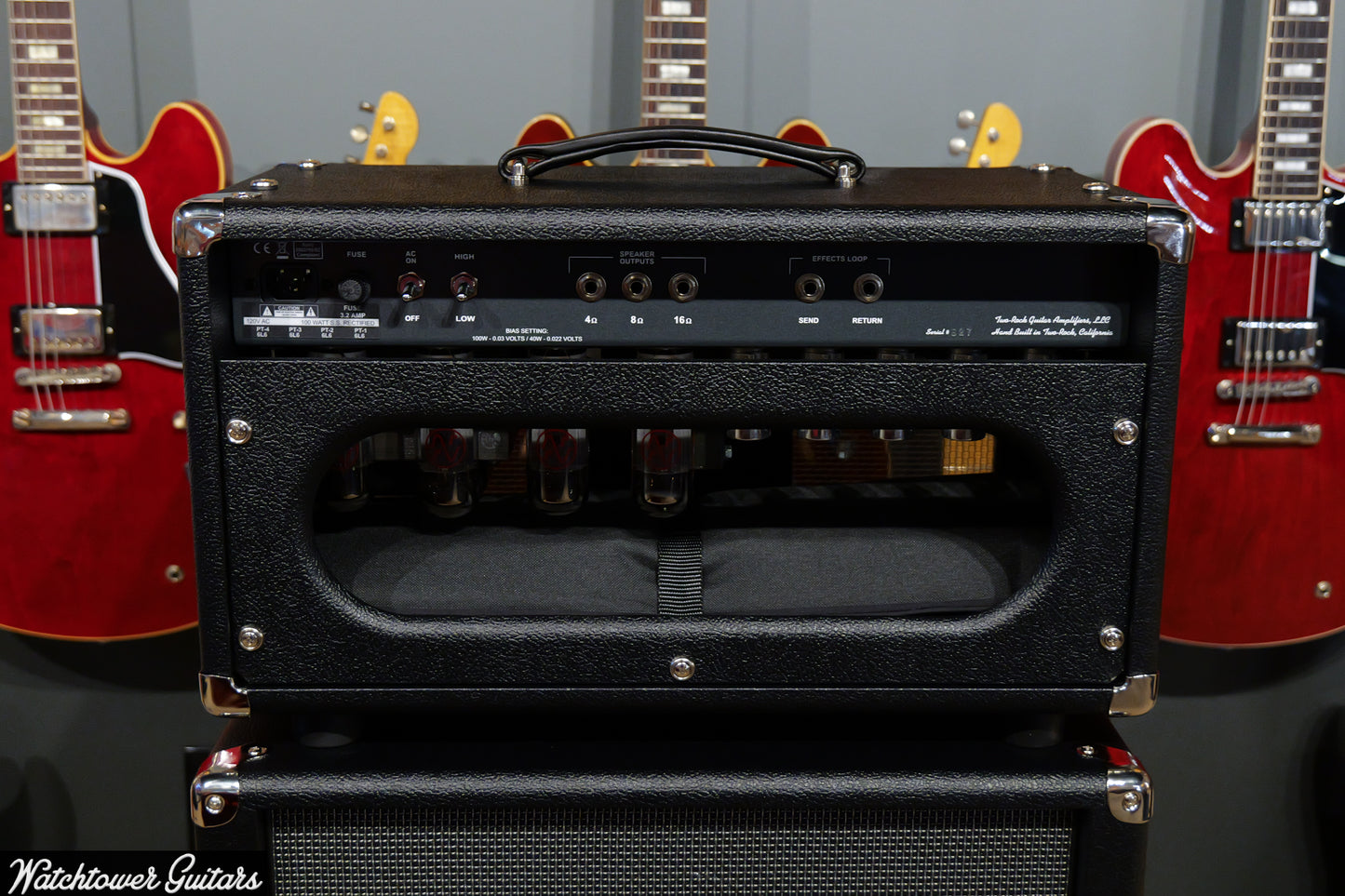 Two Rock Traditional Clean 100/50 Head Black Bronco with Modern Silver Grill (SN 627)