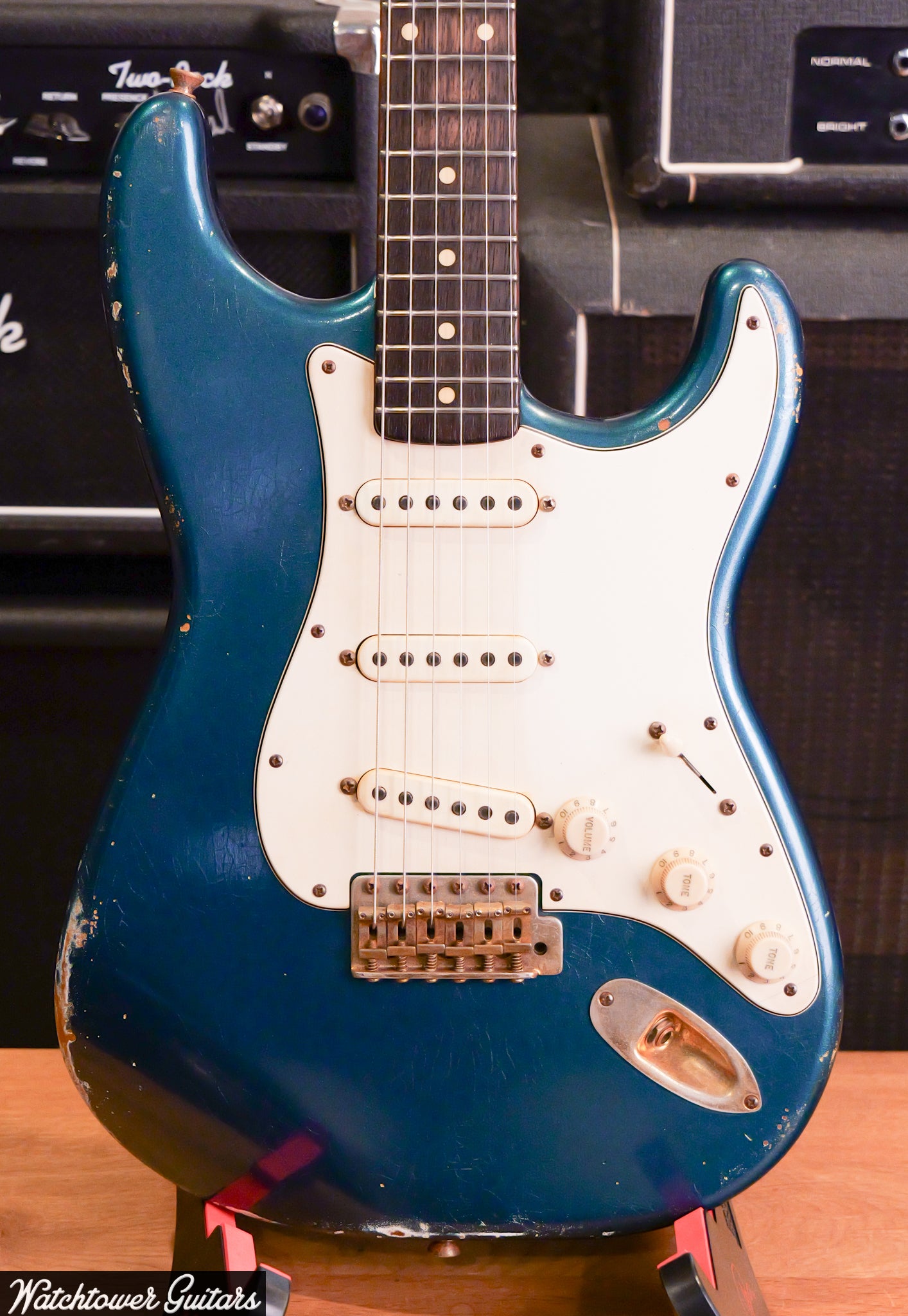 2017 Danocaster Double Cut, Ocean Turquoise with Arcane 61's