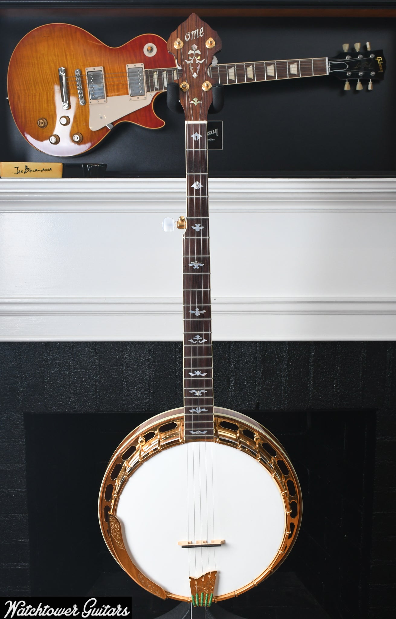2000 OME Gold Monarch Bluegrass Model 5 String Banjo