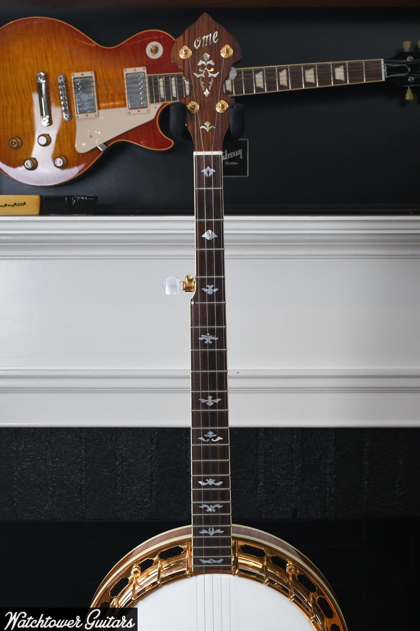 2000 OME Gold Monarch Bluegrass Model 5 String Banjo